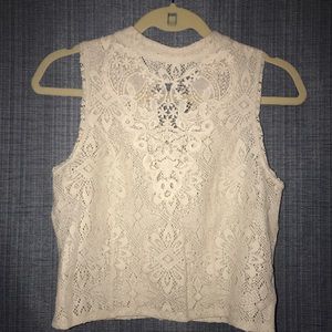 Free People Lace Crop Top